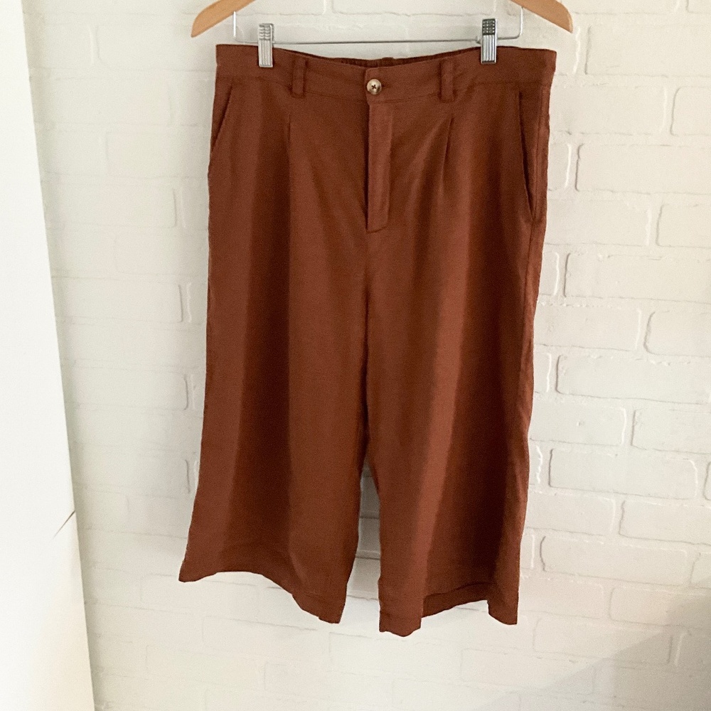 Linen Blend Max Cocos Culotte - Picture 2 of 16